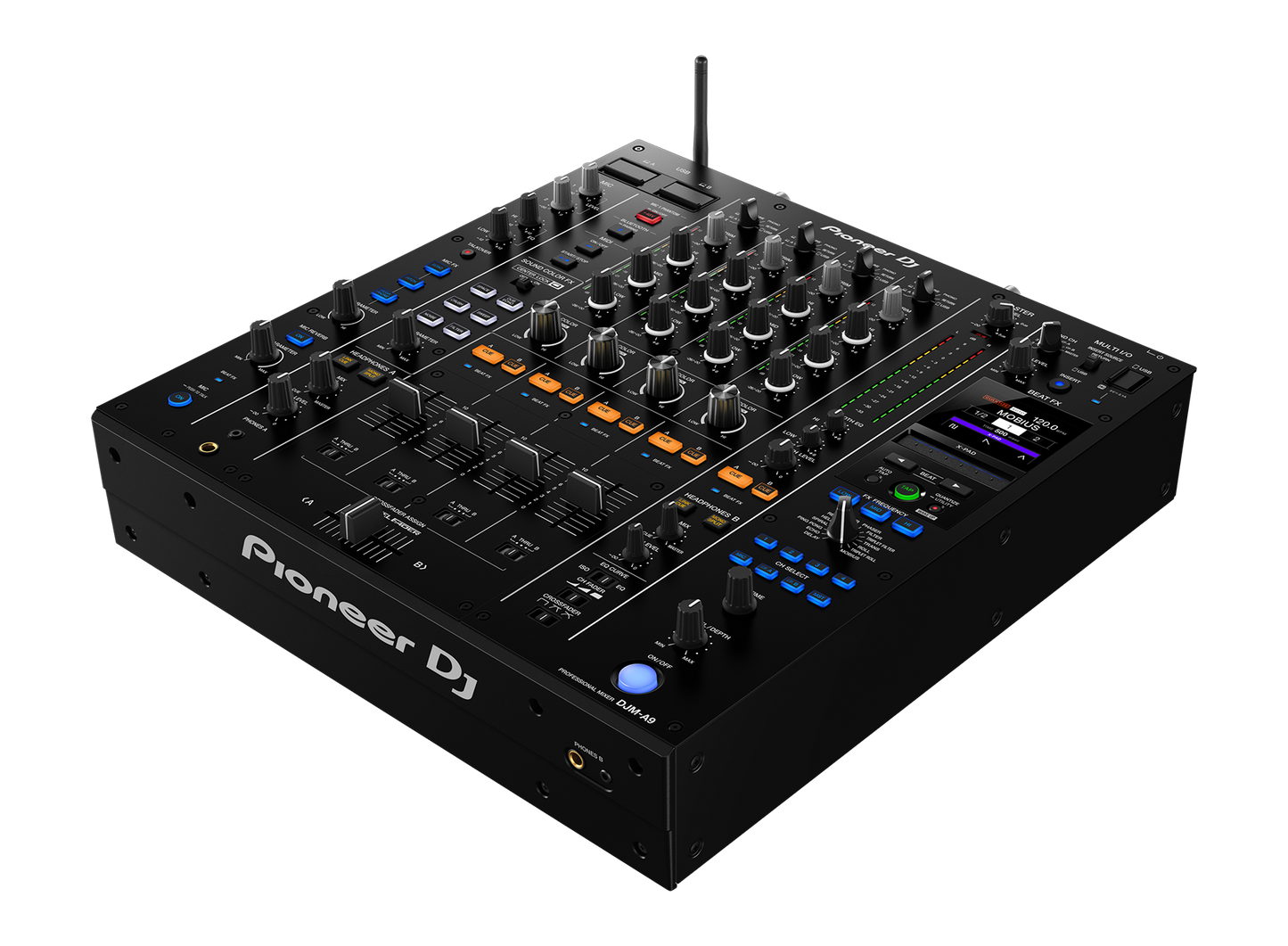 Pioneer DJ DJM‑A9 4‑Channel Professional DJ Mixer (Black)