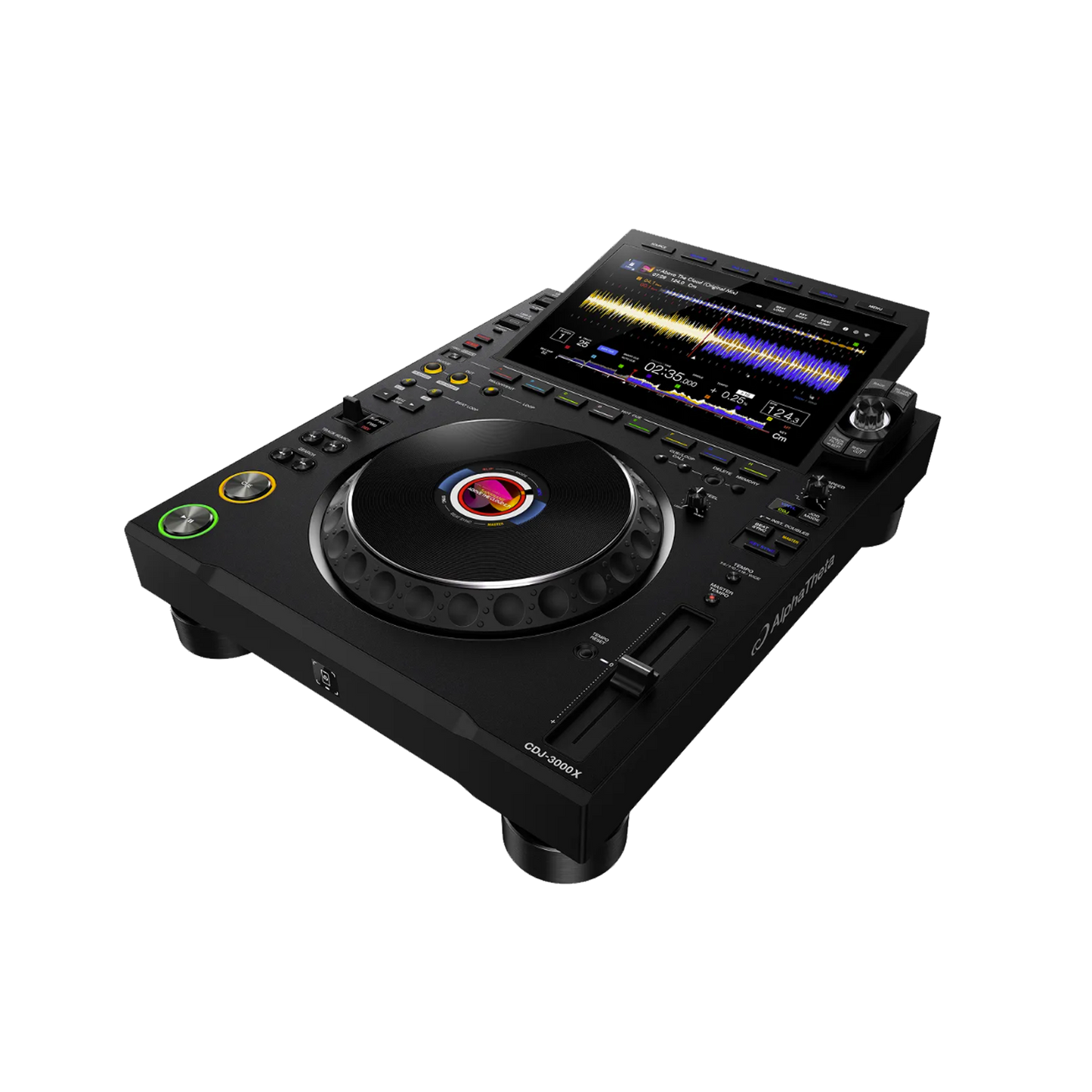 AlphaTheta CDJ-3000X Professional DJ Player (Black)