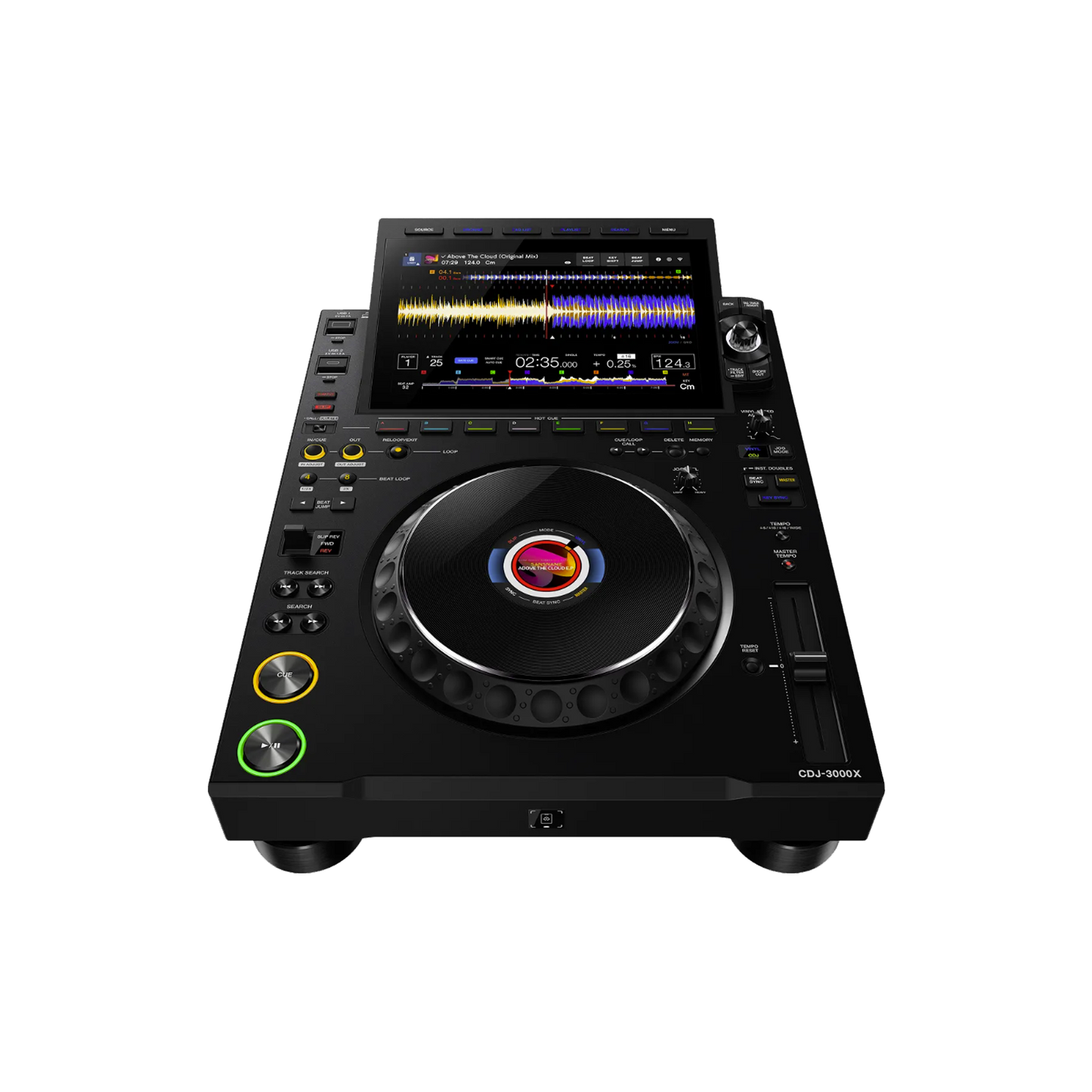 AlphaTheta CDJ-3000X Professional DJ Player (Black)