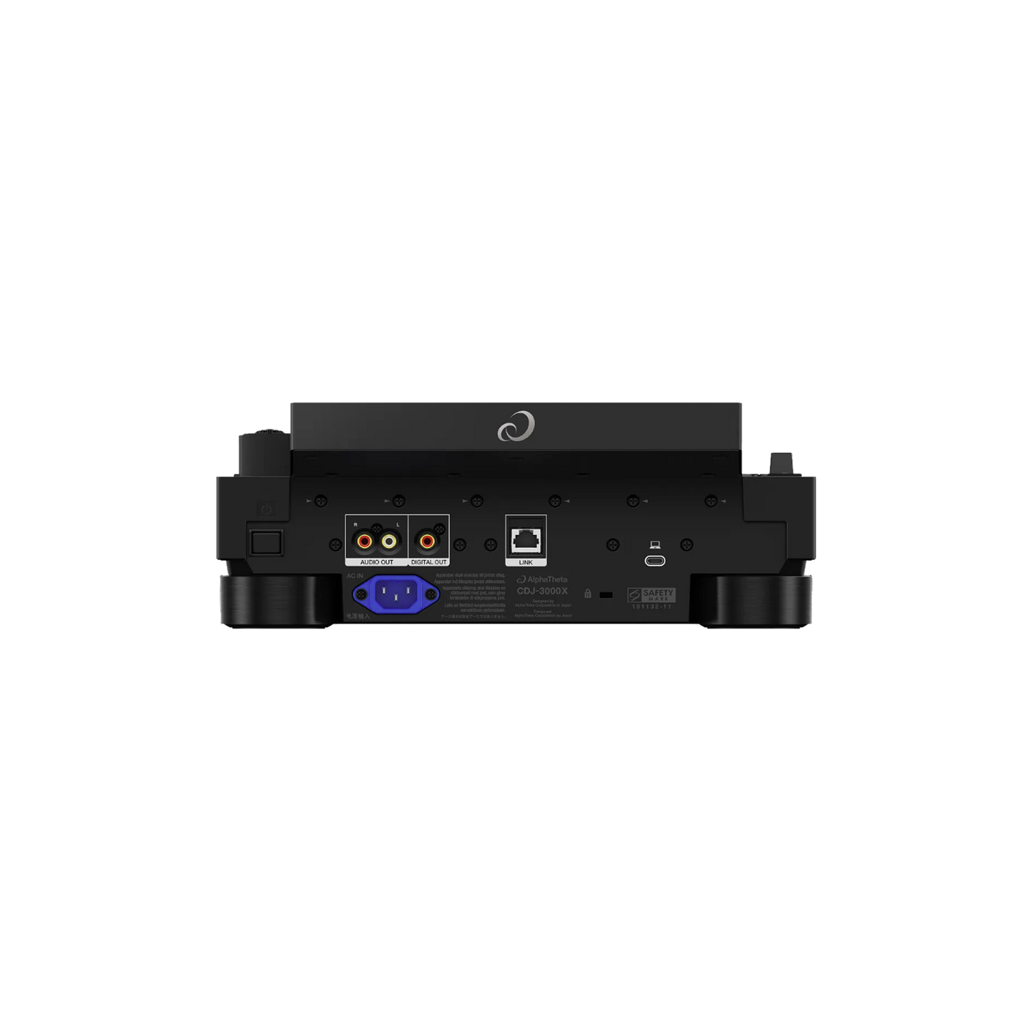 AlphaTheta CDJ-3000X Professional DJ Player (Black)