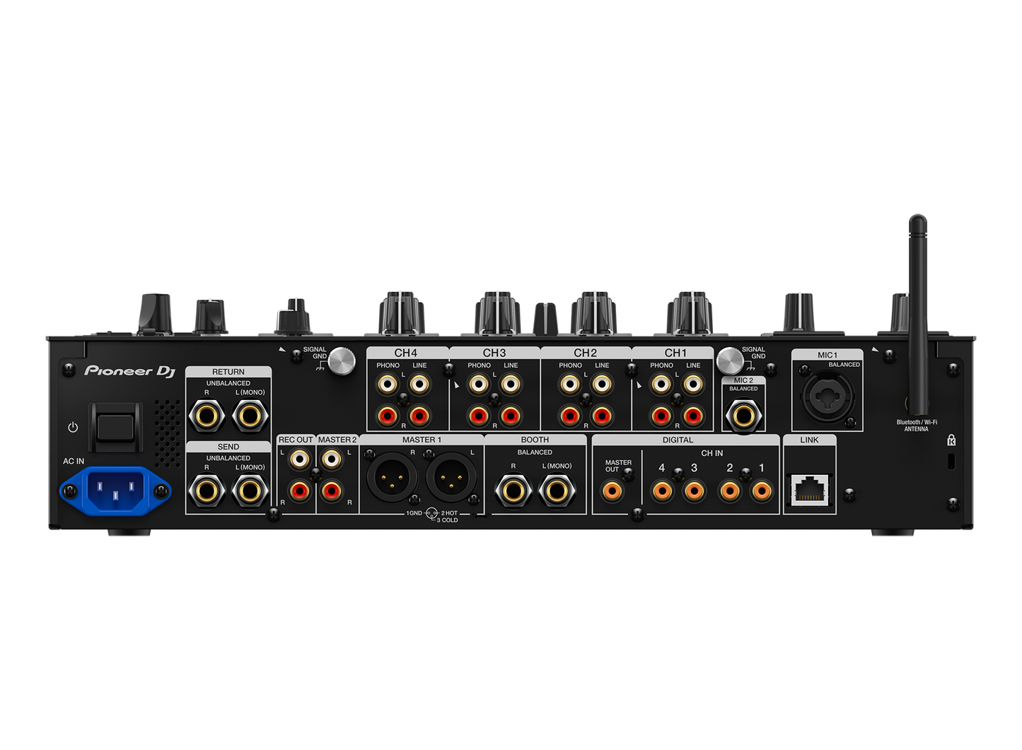 Pioneer DJ DJM‑A9 4‑Channel Professional DJ Mixer (Black)
